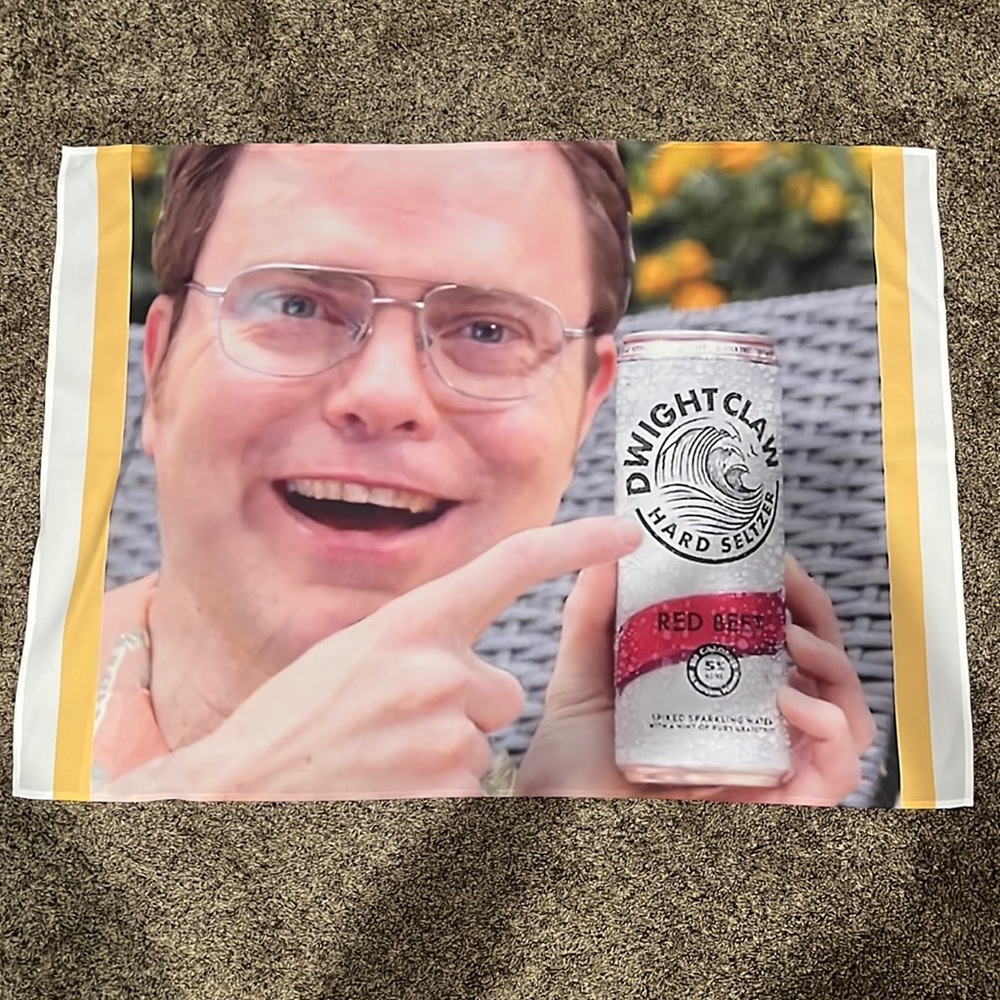 Dwight claw flag. 34inches by 26inches (~3x2ft)